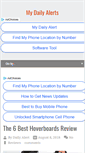 Mobile Screenshot of mydailyalerts.com